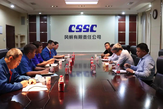 保定市竞秀区区长刘相伟到中国船舶k8凯发公司调研